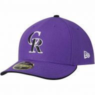 Men's Colorado Rockies New Era Purple Alternate 2 Authentic Collection On-Field Low Profile 59FIFTY Fitted Hat