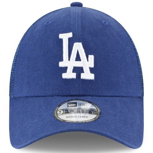  Men's Los Angeles Dodgers New Era Royal Trucker 9FORTY Adjustable Snapback Hat