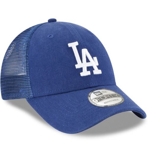  Men's Los Angeles Dodgers New Era Royal Trucker 9FORTY Adjustable Snapback Hat