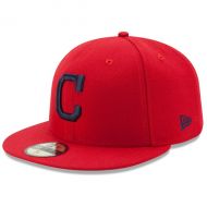 Men's Cleveland Indians New Era Red Alternate Authentic Collection On Field 59FIFTY Fitted Hat
