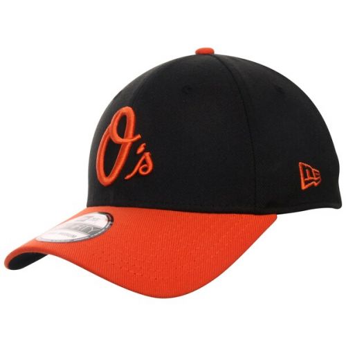  Men's Baltimore Orioles New Era Black MLB Team Classic 39THIRTY Flex Hat