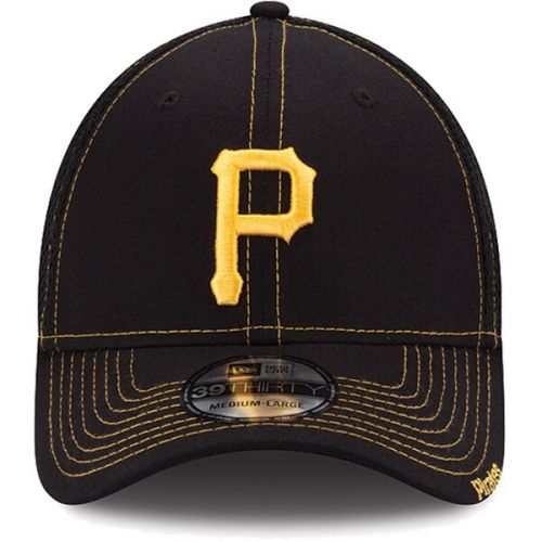  New Era Pittsburgh Pirates Black Neo 39THIRTY Stretch Fit Hat