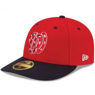 Men's Washington Nationals New Era RedNavy Alternate Authentic Collection On-Field Low Profile 59FIFTY Fitted Hat