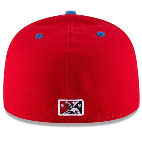  Men's Jacksonville Jumbo Shrimp New Era Red Alternate 1 Authentic Collection On-Field 59FIFTY Fitted Hat