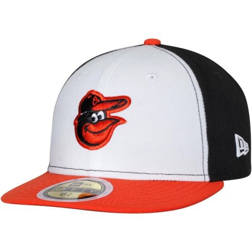  Youth Baltimore Orioles New Era WhiteOrange Authentic Collection On-Field Home 59FIFTY Fitted Hat