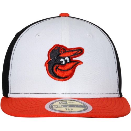  Youth Baltimore Orioles New Era WhiteOrange Authentic Collection On-Field Home 59FIFTY Fitted Hat