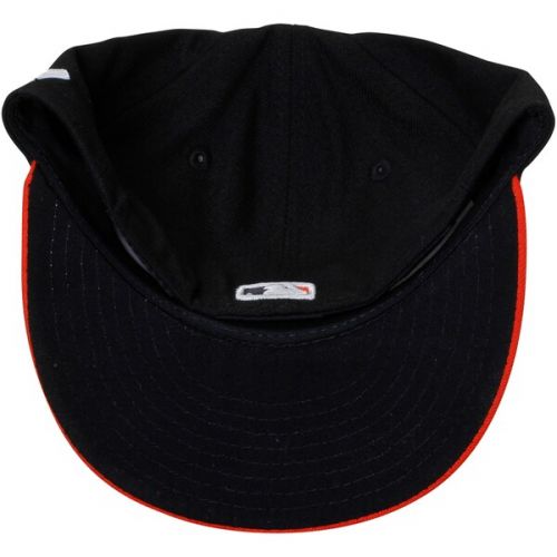  Youth Baltimore Orioles New Era WhiteOrange Authentic Collection On-Field Home 59FIFTY Fitted Hat