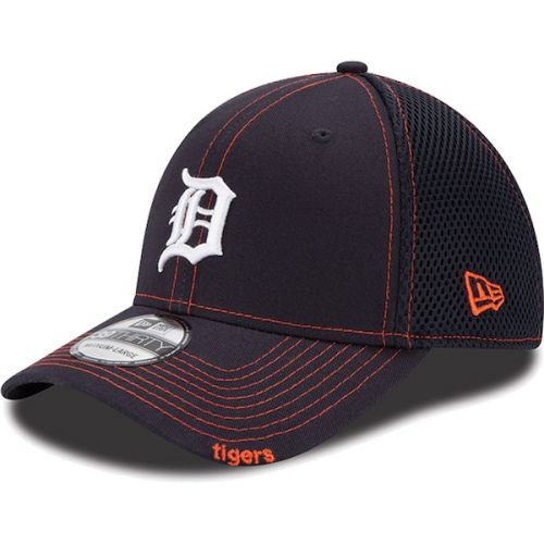  New Era Detroit Tigers Navy Blue Neo 39THIRTY Stretch Fit Hat