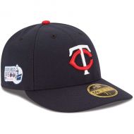 Men's Minnesota Twins New Era Navy Home Puerto Rico Series Authentic Collection Low Profile 59FIFTY Fitted Hat