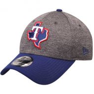 Men's Adult Texas Rangers New Era Heathered GrayRoyal 39THIRTY Shadow Tech Flex Hat