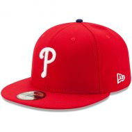Youth Philadelphia Phillies New Era Red Authentic Collection On-Field Game 59FIFTY Fitted Hat