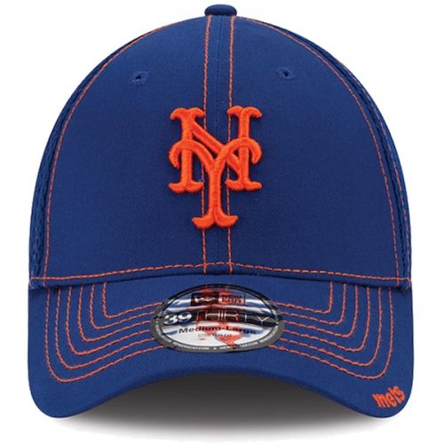  New Era New York Mets Royal Blue Neo 39THIRTY Stretch Fit Hat