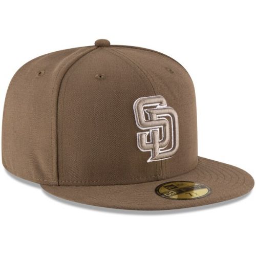  Men's San Diego Padres New Era Brown 2017 Authentic Collection On Field 59FIFTY Fitted Hat