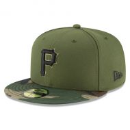 Men's Pittsburgh Pirates New Era Olive 2018 Alt 3 Authentic Collection On-Field 59FIFTY Fitted Hat