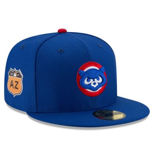  Men's Chicago Cubs New Era Royal 2017 Spring Training Diamond Era 59FIFTY Fitted Hat