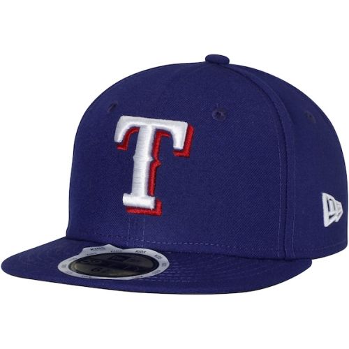  Youth Texas Rangers New Era Royal Authentic Collection On-Field Game 59FIFTY Fitted Hat