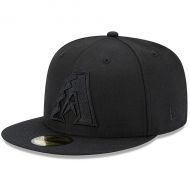 Men's Arizona Diamondbacks New Era Black Tonal 59FIFTY Fitted Hat