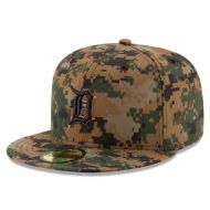 Men's Detroit Tigers New Era Digital Camo 2016 Memorial Day 59FIFTY Fitted Hat