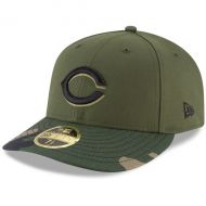 Men's Cincinnati Reds New Era Olive Alternate 2 Authentic Collection On-Field Low Profile 59FIFTY Fitted Hat