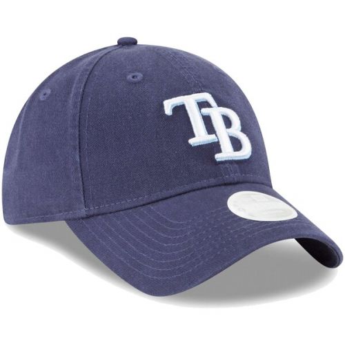  Women's Tampa Bay Rays New Era Navy Core Classic Twill Team Color 9TWENTY Adjustable Hat