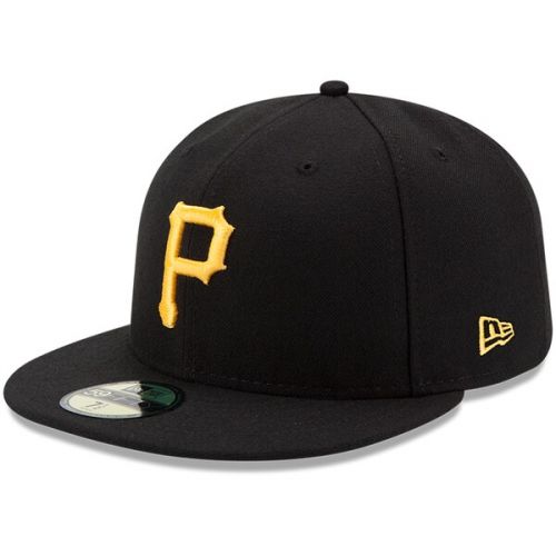  Youth Pittsburgh Pirates New Era Black Authentic Collection On-Field Game 59FIFTY Fitted Hat