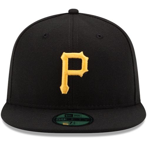  Youth Pittsburgh Pirates New Era Black Authentic Collection On-Field Game 59FIFTY Fitted Hat