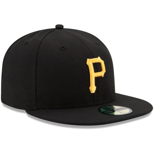  Youth Pittsburgh Pirates New Era Black Authentic Collection On-Field Game 59FIFTY Fitted Hat