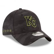 Men's Kansas City Royals New Era Black 2018 Memorial Day 9TWENTY Adjustable Hat