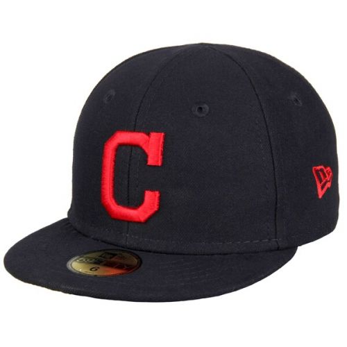  Infant Cleveland Indians New Era Red Authentic Collection On-Field My First 59FIFTY Fitted Hat