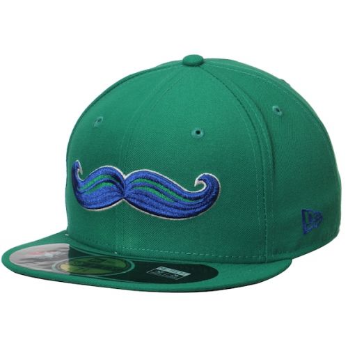  Men's Lexington Legends New Era Kelly Green Road Authentic Collection On-Field 59FIFTY Fitted Hat
