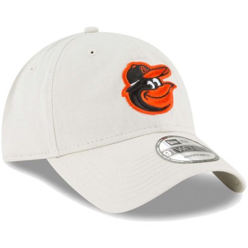  Men's Baltimore Orioles New Era Tan Core Classic Twill 9TWENTY Adjustable Hat
