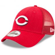 Men's Cincinnati Reds New Era Red Trucker 9FORTY Adjustable Snapback Hat