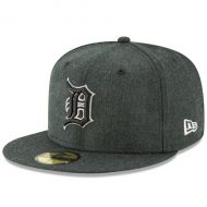 Men's Detroit Tigers New Era Heathered Black Bold 59FIFTY Fitted Hat