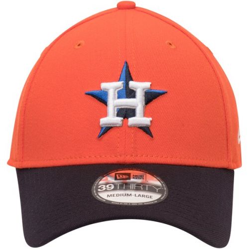  Men's Houston Astros New Era OrangeNavy Alternate Team Classic 39THIRTY Flex Hat