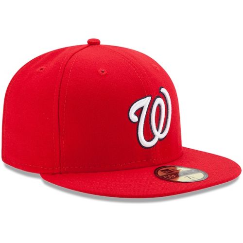  Youth Washington Nationals New Era Red Authentic Collection On-Field Game 59FIFTY Fitted Hat