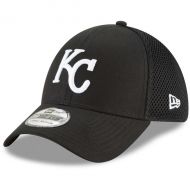 Men's Kansas City Royals New Era Black Neo 39THIRTY Unstructured Flex Hat
