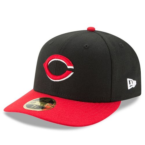  Men's Cincinnati Reds New Era NavyRed Alternate Authentic Collection On-Field Low Profile 59FIFTY Fitted Hat