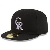 Infant Colorado Rockies New Era Red Authentic Collection On-Field My First 59FIFTY Fitted Hat