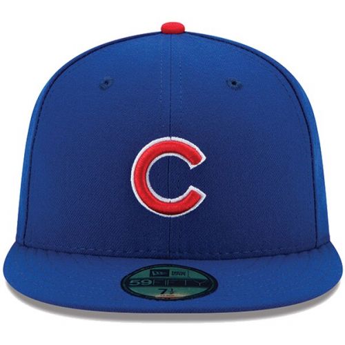 Men's Chicago Cubs New Era Royal Authentic 911 59FIFTY Fitted Hat
