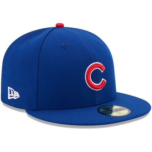  Men's Chicago Cubs New Era Royal Authentic 911 59FIFTY Fitted Hat