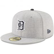Men's Detroit Tigers New Era Heathered Gray Hype 59FIFTY Fitted Hat