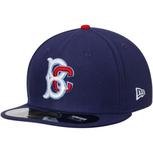  Men's Brooklyn Cyclones New Era Navy Authentic Collection On Field 59FIFTY Fitted Hat