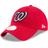 Women's Washington Nationals New Era Red Team Glisten 9TWENTY Adjustable Hat