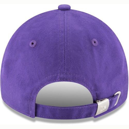  Women's Colorado Rockies New Era Purple Team Glisten 9TWENTY Adjustable Hat