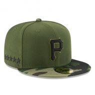 Men's Pittsburgh Pirates New Era Green 2017 Memorial Day 59FIFTY Fitted Hat