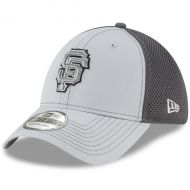 Men's San Francisco Giants New Era Gray Grayed Out Neo 39THIRTY Flex Hat