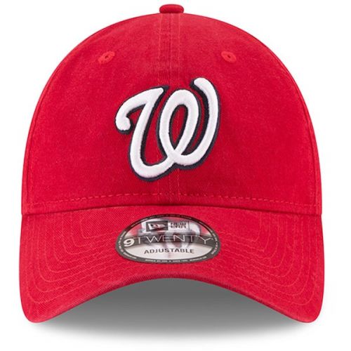  Men's Washington Nationals New Era Red Game Replica Core Classic 9TWENTY Adjustable Hat