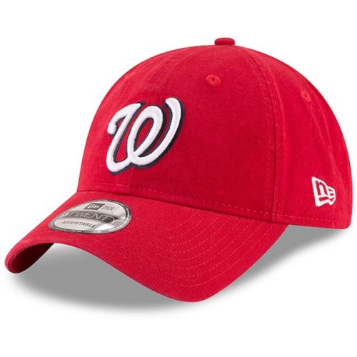  Men's Washington Nationals New Era Red Game Replica Core Classic 9TWENTY Adjustable Hat