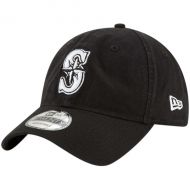 Men's Seattle Mariners New Era Black Core Classic Twill 9TWENTY Adjustable Hat