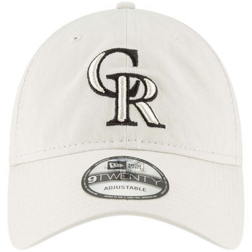  Men's Colorado Rockies New Era Tan Core Classic Twill 9TWENTY Adjustable Hat